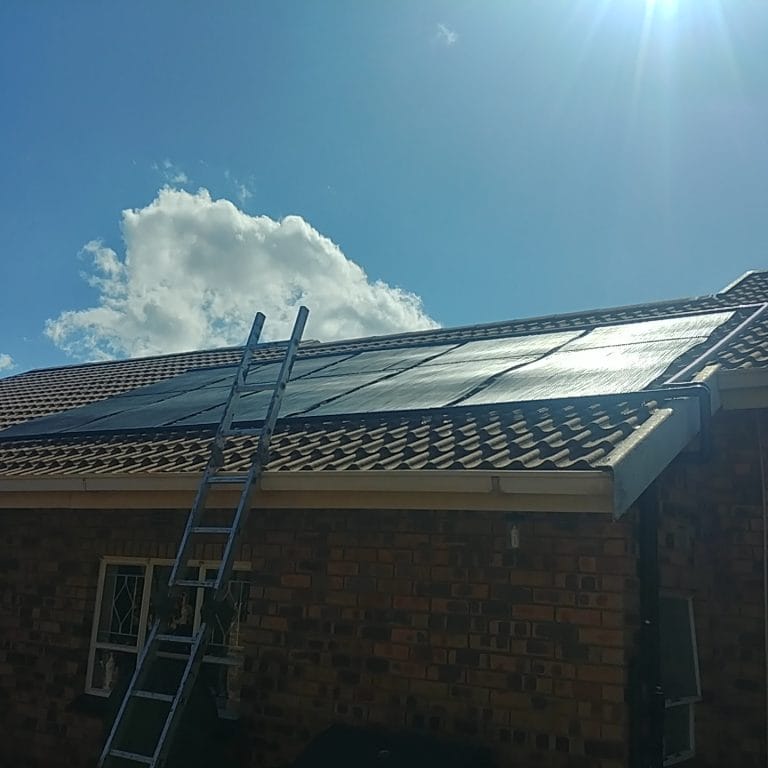 Sun Solar Pool Panel Installation