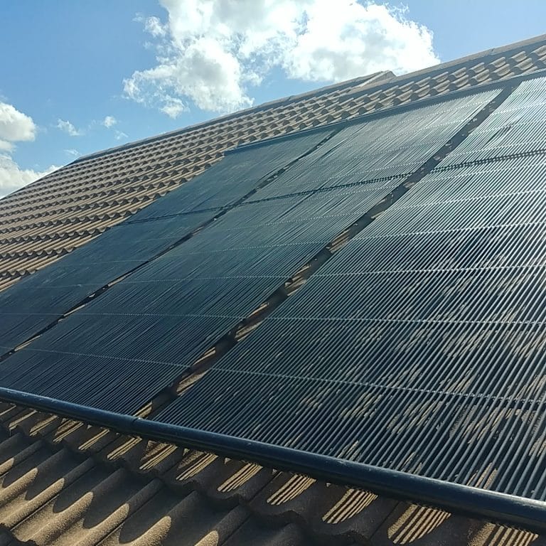 Sun Solar Pool Panel Installation
