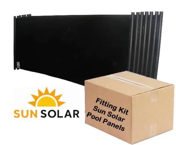 Solid Sun Solar Pool  8 Panel Kit